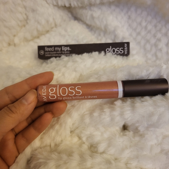 Aveda feed my lips pure nourish-min lip gloss *hibiscus dew* - Picture 2 of 2